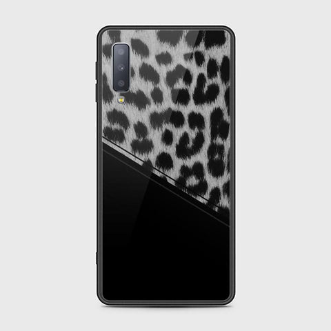 Samsung Galaxy A7 2018 Cover - Printed Skins Series - HQ Ultra Shine Premium Infinity Glass Soft Silicon Borders Case