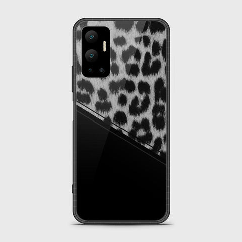 Infinix Hot 12 Cover- Printed Skins Series - HQ Ultra Shine Premium Infinity Glass Soft Silicon Borders Case