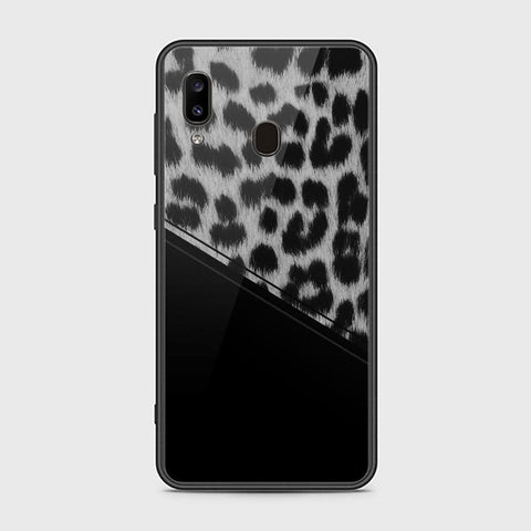 Samsung Galaxy A20 Cover - Printed Skins Series - HQ Ultra Shine Premium Infinity Glass Soft Silicon Borders Case