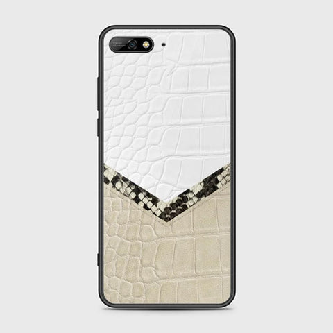 Huawei Y6 Prime 2018 Cover - Printed Skins Series - HQ Ultra Shine Premium Infinity Glass Soft Silicon Borders Case