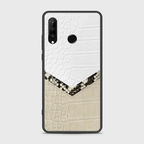 Huawei P30 lite Cover - Printed Skins Series - HQ Ultra Shine Premium Infinity Glass Soft Silicon Borders Case