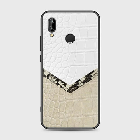 Huawei P20 Lite Cover - Printed Skins Series - HQ Ultra Shine Premium Infinity Glass Soft Silicon Borders Case