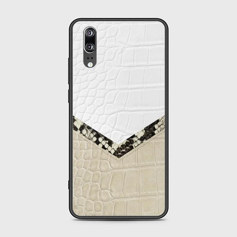 Huawei P20 Cover - Printed Skins Series - HQ Ultra Shine Premium Infinity Glass Soft Silicon Borders Case