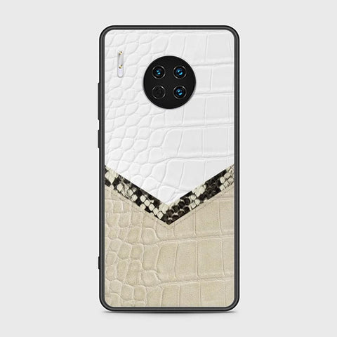 Huawei Mate 30 Cover - Printed Skins Series - HQ Ultra Shine Premium Infinity Glass Soft Silicon Borders Case