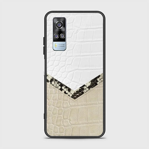 Vivo Y51 (2020 December) Cover - Printed Skins Series - HQ Ultra Shine Premium Infinity Glass Soft Silicon Borders Case