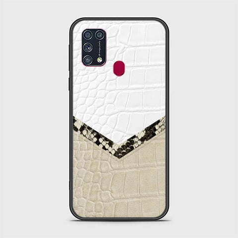 Samsung Galaxy M31 Cover - Printed Skins Series - HQ Ultra Shine Premium Infinity Glass Soft Silicon Borders Case