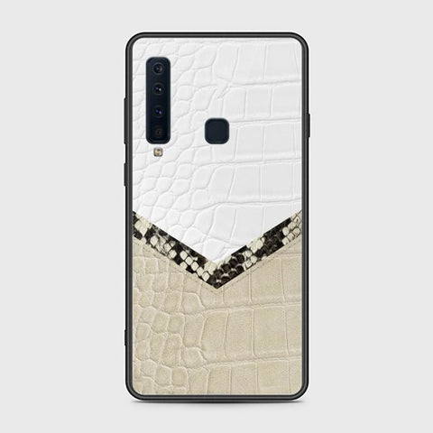 Samsung Galaxy A9 2018 Cover - Printed Skins Series - HQ Ultra Shine Premium Infinity Glass Soft Silicon Borders Case