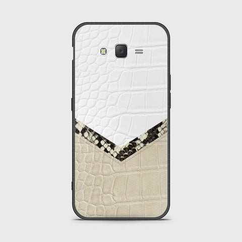 Samsung Galaxy J7 2015 Cover - Printed Skins Series - HQ Ultra Shine Premium Infinity Glass Soft Silicon Borders Case