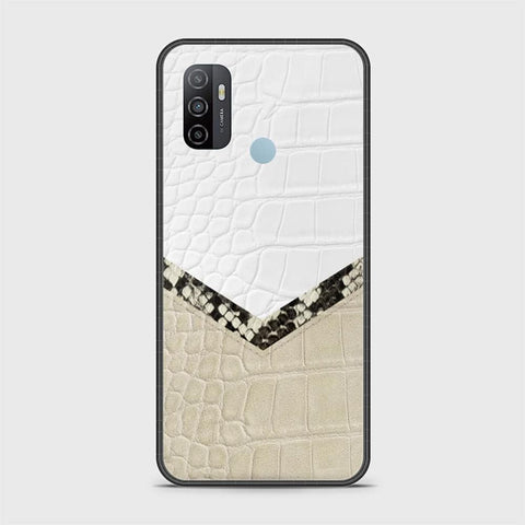 Oppo A53s Cover - Printed Skins Series - HQ Ultra Shine Premium Infinity Glass Soft Silicon Borders Case