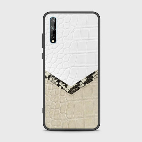 Huawei Y8p Cover- Printed Skins Series - HQ Ultra Shine Premium Infinity Glass Soft Silicon Borders Case