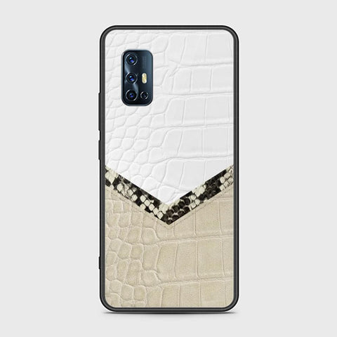 Vivo V17 Cover - Printed Skins Series - HQ Ultra Shine Premium Infinity Glass Soft Silicon Borders Case