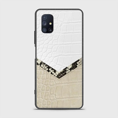 Samsung Galaxy M51 Cover - Printed Skins Series - HQ Ultra Shine Premium Infinity Glass Soft Silicon Borders Case