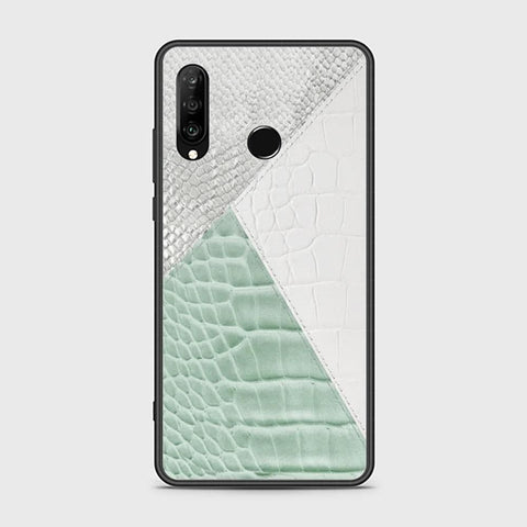 Huawei P30 lite Cover - Printed Skins Series - HQ Ultra Shine Premium Infinity Glass Soft Silicon Borders Case