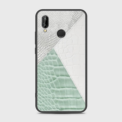 Huawei P20 Lite Cover - Printed Skins Series - HQ Ultra Shine Premium Infinity Glass Soft Silicon Borders Case