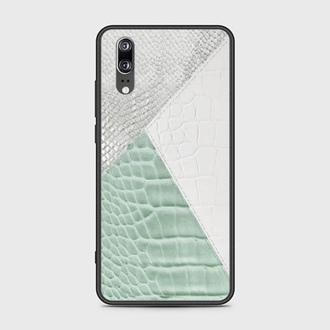 Huawei P20 Cover - Printed Skins Series - HQ Ultra Shine Premium Infinity Glass Soft Silicon Borders Case