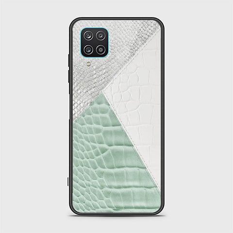 Samsung Galaxy A12 Cover - Printed Skins Series - HQ Ultra Shine Premium Infinity Glass Soft Silicon Borders Case