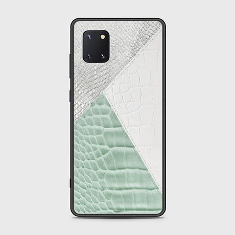 Samsung Galaxy A81 Cover - Printed Skins Series - HQ Ultra Shine Premium Infinity Glass Soft Silicon Borders Case