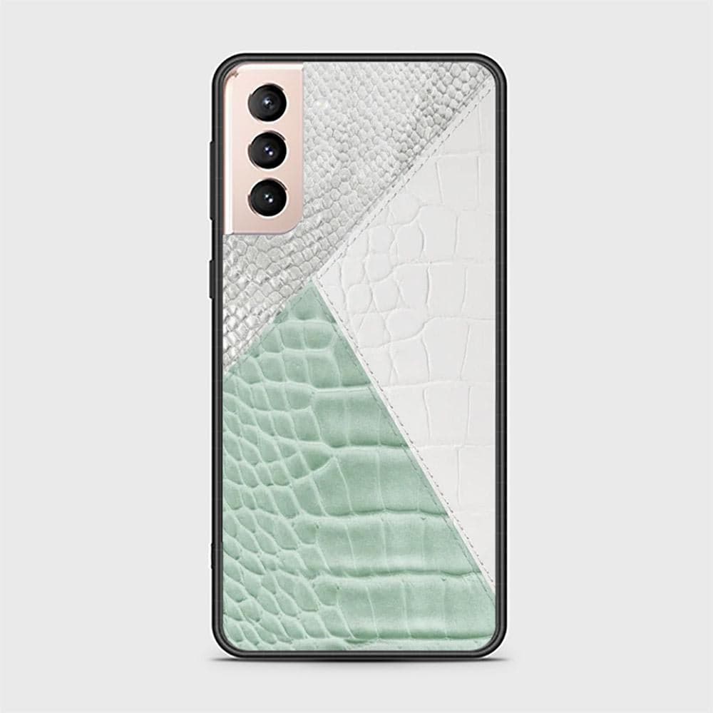 Samsung Galaxy S21 Plus 5G Cover - Printed Skins Series - HQ Ultra Shine Premium Infinity Glass Soft Silicon Borders Case (Fast Delivery)