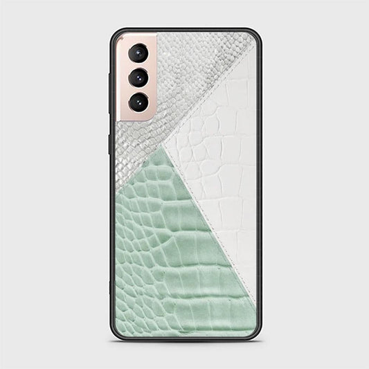 Samsung Galaxy S21 Plus 5G Cover - Printed Skins Series - HQ Ultra Shine Premium Infinity Glass Soft Silicon Borders Case (Fast Delivery)