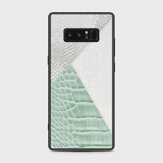 Samsung Galaxy Note 8 Cover - Printed Skins Series - HQ Ultra Shine Premium Infinity Glass Soft Silicon Borders Case (Fast Delivery)(W)