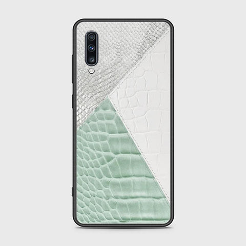 Samsung Galaxy A70s Cover - Printed Skins Series - HQ Ultra Shine Premium Infinity Glass Soft Silicon Borders Case