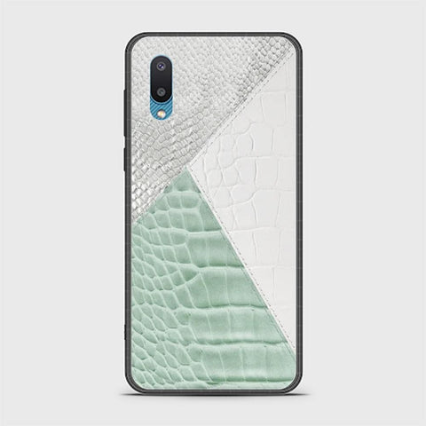 Samsung Galaxy A02 Cover - Printed Skins Series - HQ Ultra Shine Premium Infinity Glass Soft Silicon Borders Case