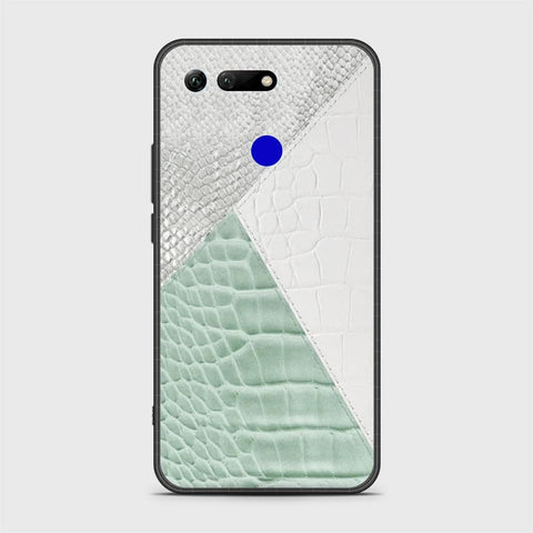 Huawei Honor View 20 Cover - Printed Skins Series - HQ Ultra Shine Premium Infinity Glass Soft Silicon Borders Case