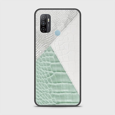 Oppo A53 Cover - Printed Skins Series - HQ Ultra Shine Premium Infinity Glass Soft Silicon Borders Case