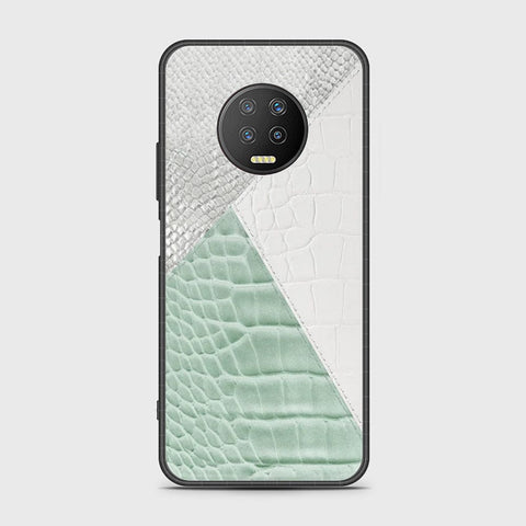 Infinix Note 7 Cover- Printed Skins Series - HQ Ultra Shine Premium Infinity Glass Soft Silicon Borders Case