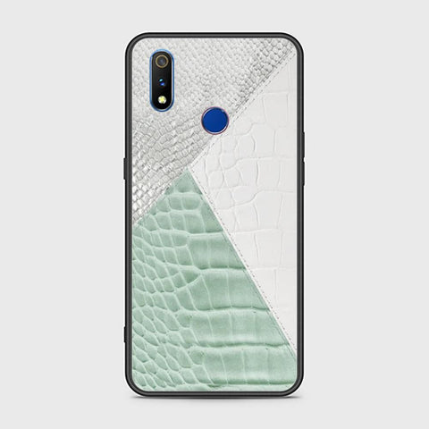 Realme 3 Cover - Printed Skins Series - HQ Ultra Shine Premium Infinity Glass Soft Silicon Borders Case