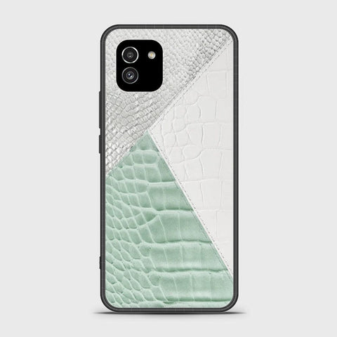 Samsung Galaxy A03 Cover- Printed Skins Series - HQ Ultra Shine Premium Infinity Glass Soft Silicon Borders Case