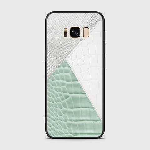 Samsung Galaxy S8 Cover - Printed Skins Series - HQ Ultra Shine Premium Infinity Glass Soft Silicon Borders Case