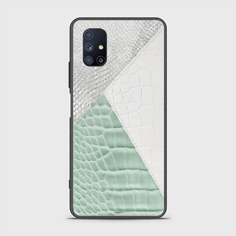 Samsung Galaxy M51 Cover - Printed Skins Series - HQ Ultra Shine Premium Infinity Glass Soft Silicon Borders Case