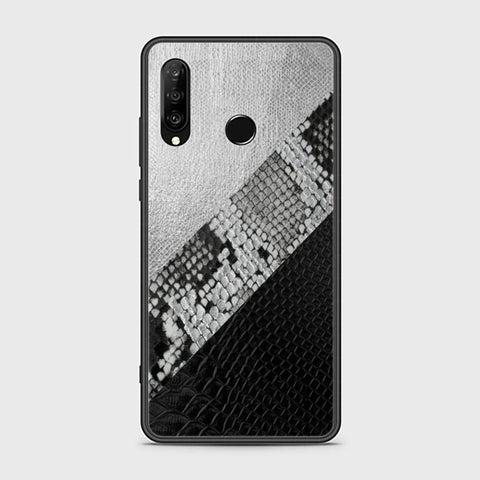 Huawei P30 lite Cover - Printed Skins Series - HQ Ultra Shine Premium Infinity Glass Soft Silicon Borders Case