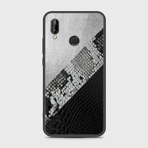 Huawei P20 Lite Cover - Printed Skins Series - HQ Ultra Shine Premium Infinity Glass Soft Silicon Borders Case