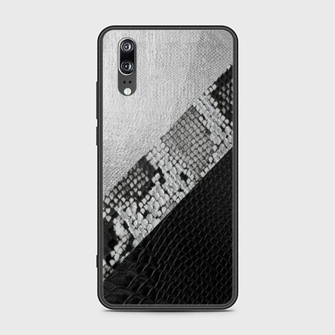 Huawei P20 Cover - Printed Skins Series - HQ Ultra Shine Premium Infinity Glass Soft Silicon Borders Case