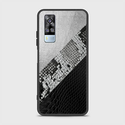 Vivo Y51 (2020 December) Cover - Printed Skins Series - HQ Ultra Shine Premium Infinity Glass Soft Silicon Borders Case