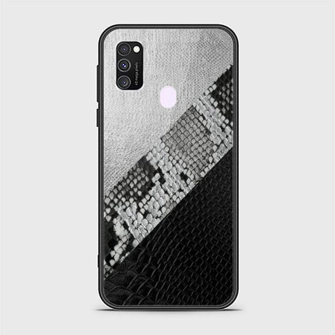 Samsung Galaxy M30s Cover - Printed Skins Series - HQ Ultra Shine Premium Infinity Glass Soft Silicon Borders Case