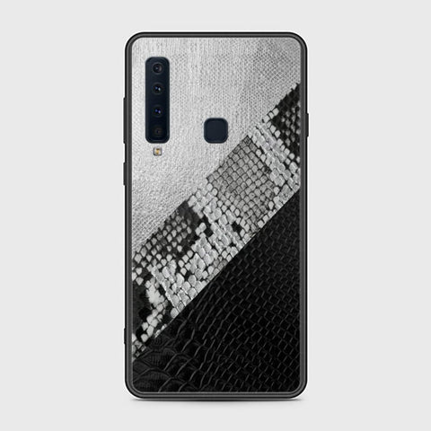 Samsung Galaxy A9 2018 Cover - Printed Skins Series - HQ Ultra Shine Premium Infinity Glass Soft Silicon Borders Case