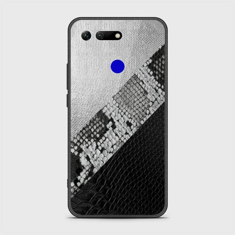 Huawei Honor View 20 Cover - Printed Skins Series - HQ Ultra Shine Premium Infinity Glass Soft Silicon Borders Case