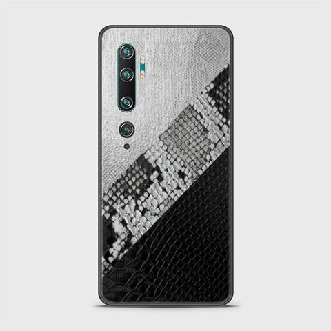 Xiaomi Mi Note 10 Cover - Printed Skins Series - HQ Ultra Shine Premium Infinity Glass Soft Silicon Borders Case