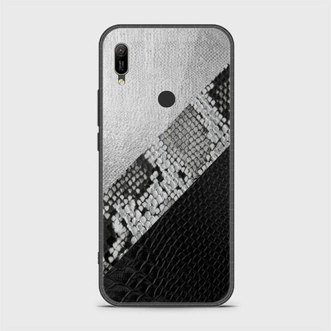 Huawei Y6s 2019 Cover - Printed Skins Series - HQ Ultra Shine Premium Infinity Glass Soft Silicon Borders Case