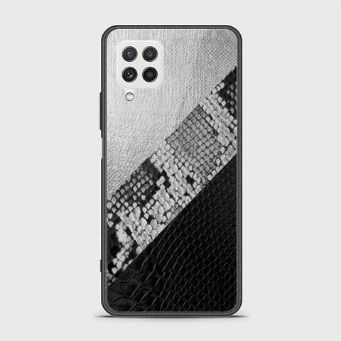Samsung Galaxy A22 Cover- Printed Skins Series - HQ Ultra Shine Premium Infinity Glass Soft Silicon Borders Case
