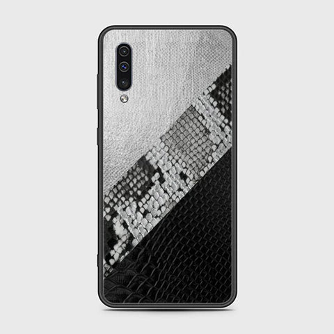 Samsung Galaxy A50 Cover - Printed Skins Series - HQ Ultra Shine Premium Infinity Glass Soft Silicon Borders Case