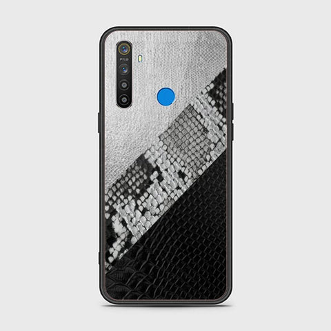 Realme 5i Cover - Printed Skins Series - HQ Ultra Shine Premium Infinity Glass Soft Silicon Borders Case