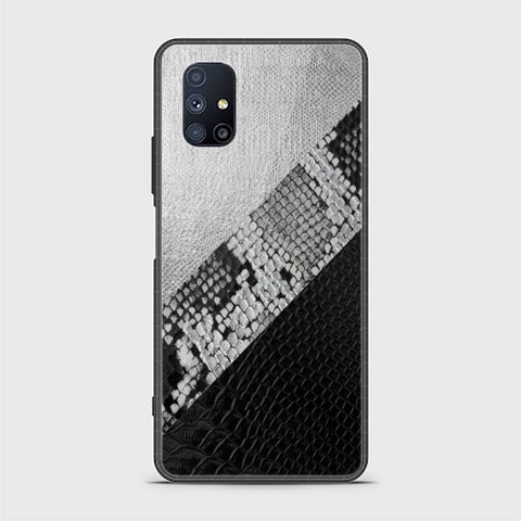 Samsung Galaxy M51 Cover - Printed Skins Series - HQ Ultra Shine Premium Infinity Glass Soft Silicon Borders Case