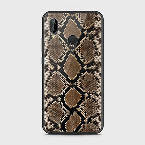 Huawei P20 Lite Cover - Printed Skins Series - HQ Ultra Shine Premium Infinity Glass Soft Silicon Borders Case