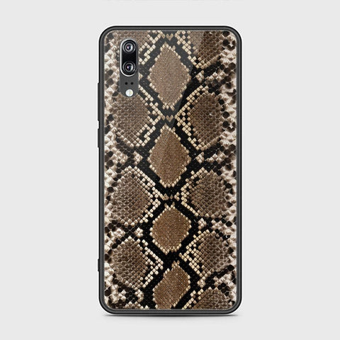 Huawei P20 Cover - Printed Skins Series - HQ Ultra Shine Premium Infinity Glass Soft Silicon Borders Case