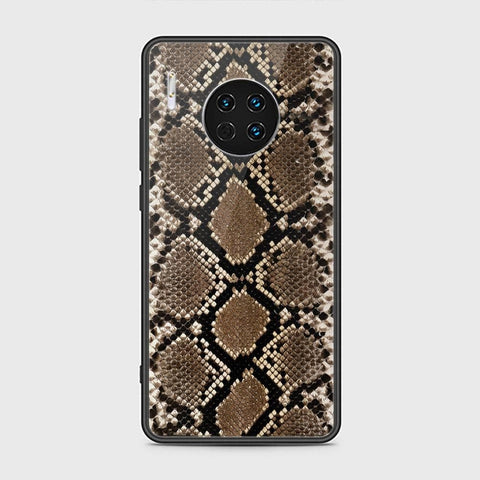 Huawei Mate 30 Cover - Printed Skins Series - HQ Ultra Shine Premium Infinity Glass Soft Silicon Borders Case