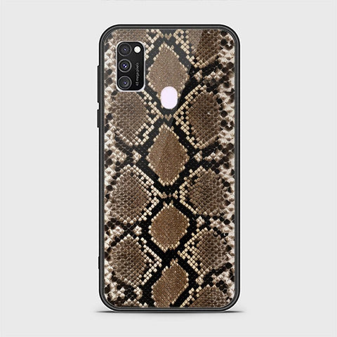 Samsung Galaxy M30s Cover - Printed Skins Series - HQ Ultra Shine Premium Infinity Glass Soft Silicon Borders Case